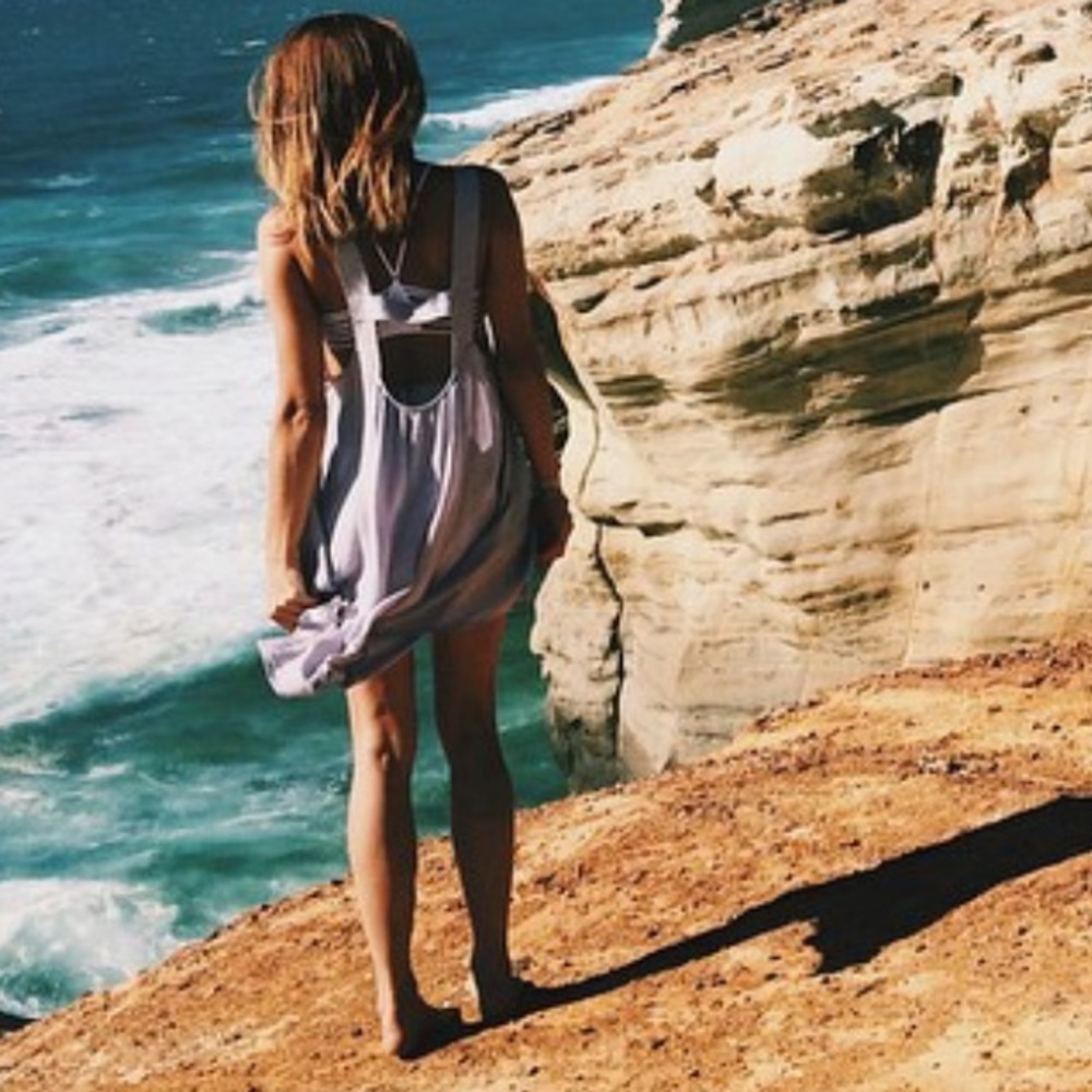 Free people light lavender dress